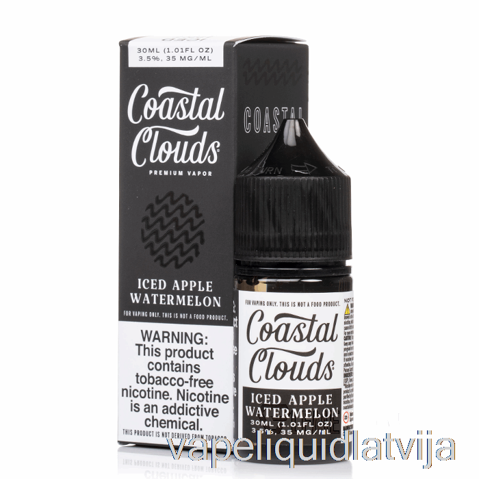 Ledus ābolu Arbūzs - Piekrastes Sāļi - 30ml 35mg Vape šķidrums